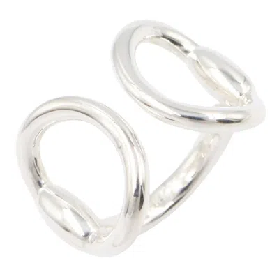Pre-owned Hermes Silver Silver 925 Band Ring ()
