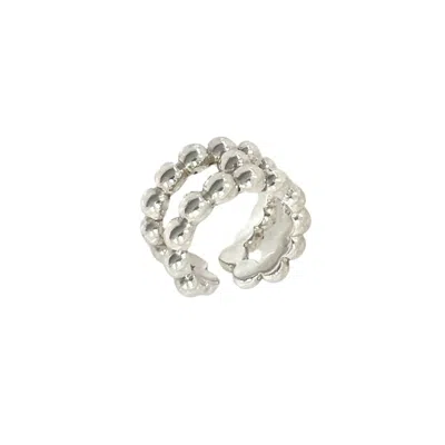 Pre-owned Hermes Silver Silver 925 Band Ring ()