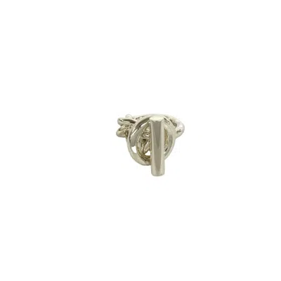 Pre-owned Hermes Silver Silver 925 Band Ring ()