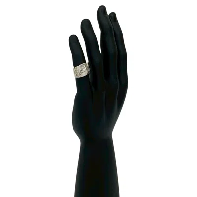 Pre-owned Hermes Silver Silver 925 Band Ring ()