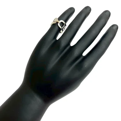 Pre-owned Hermes Silver Silver 925 Band Ring ()