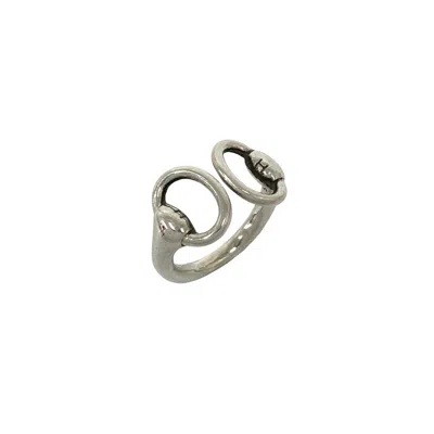 Pre-owned Hermes Silver Silver 925 Band Ring ()