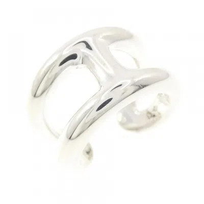 Pre-owned Hermes Silver Silver 925 Band Ring ()