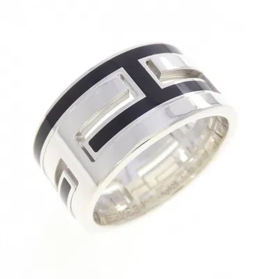 Pre-owned Hermes Silver Silver 925 Band Ring ()