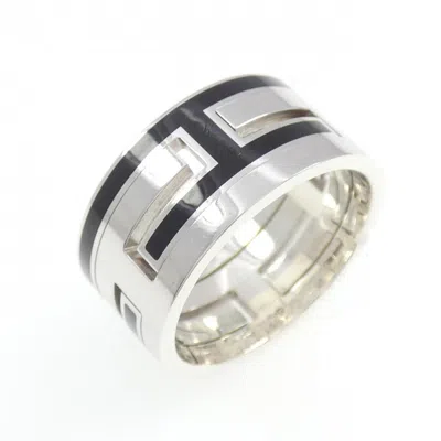Pre-owned Hermes Silver Silver 925 Band Ring ()