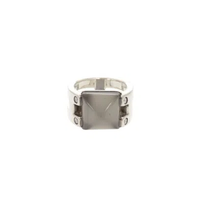 Pre-owned Hermes Silver Silver 925 Band Ring ()
