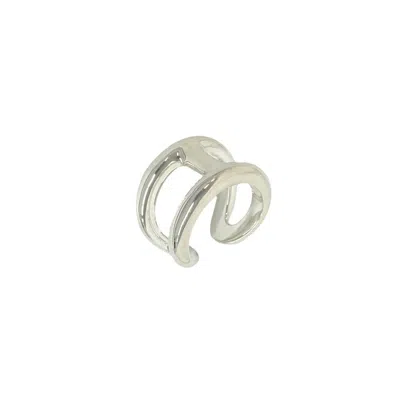 Pre-owned Hermes Silver Silver 925 Band Ring ()