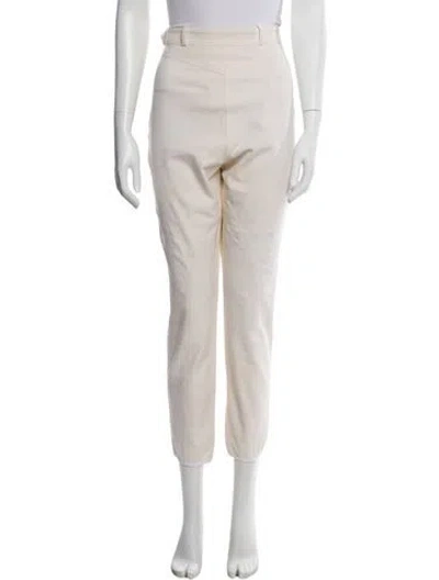 Pre-owned Hermes Skinny Leg Pants In Neutral