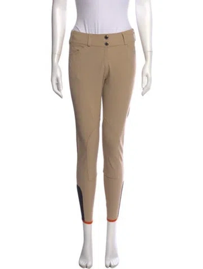 Pre-owned Hermes Skinny Leg Pants In Neutral