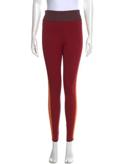 Pre-owned Hermes Skinny Leg Pants In Red