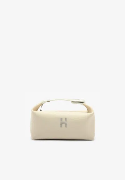 Pre-owned Hermes Small Bride-a-brac Pouch In Naturel Canvas