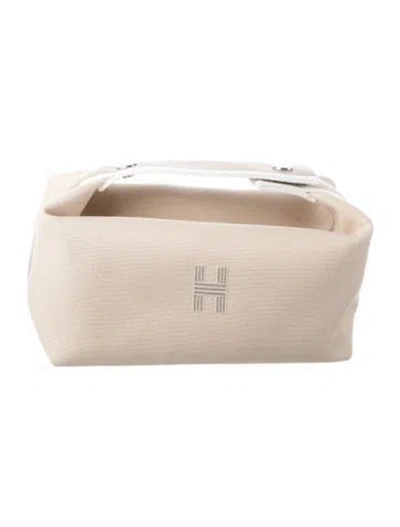Pre-owned Hermes Small Bride-a-brac Pouch In Neutral