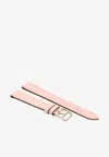 Hermes Small Cape Cod Single Tour Strap In Rose Sakura Swift In Red