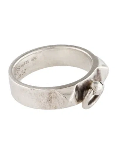 Pre-owned Hermes Small Collier De Chien Ring In Multi