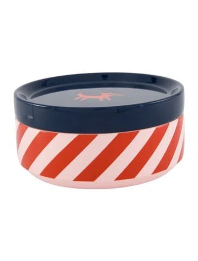 Pre-owned Hermes Small Fox Lacquer Box In Blue