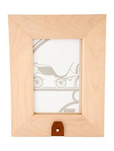 Pre-owned Hermes Small Tibi Picture Frame In Neutral