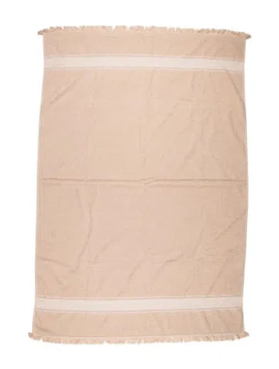 Pre-owned Hermes Small Yachting Beach Towel In Neutrals
