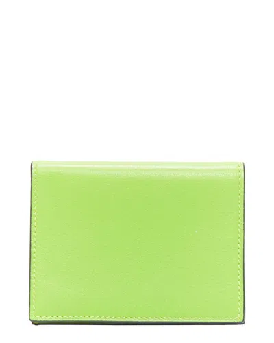 Pre-owned Hermes Hermès Smooth Leather Silver Hardware Bifold Cardholder (authentic Pre-loved)