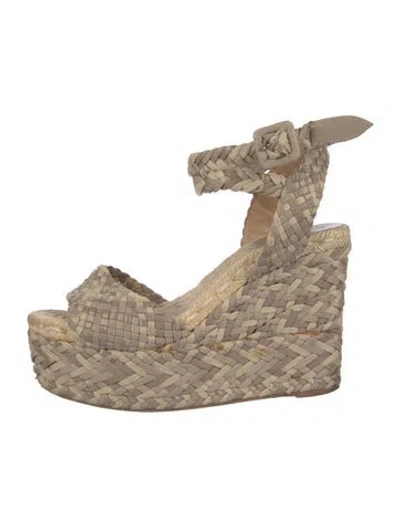 Pre-owned Hermes Sofia Leather Slingback Pumps In Neutral