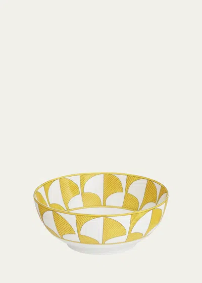 Hermes Soleil D' Small Salad Bowl, 88 Oz. In Yellow