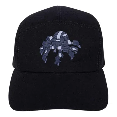Pre-owned Hermes Spider Robot Limited Edition Cashmere Black Cap Hat 60