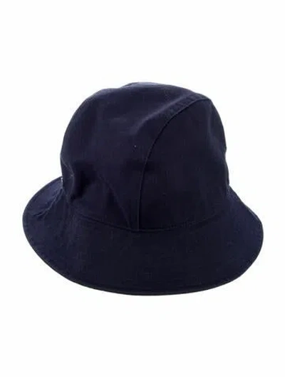 Pre-owned Hermès Sport Women's Bucket Hat In Blue