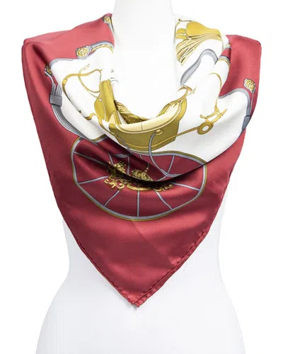 Pre-owned Hermes Hermès Springs By Philippe Ledoux Scarf (authentic Pre-loved)