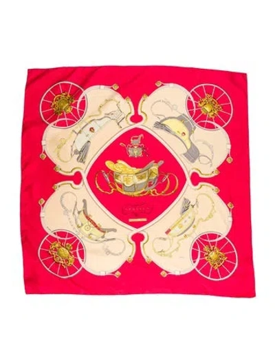Pre-owned Hermes Springs Silk Scarf