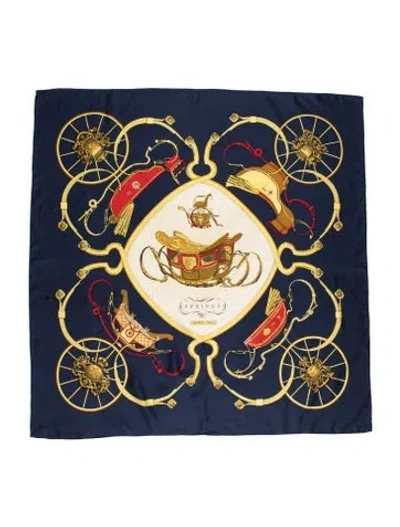 Pre-owned Hermes Springs Silk Scarf