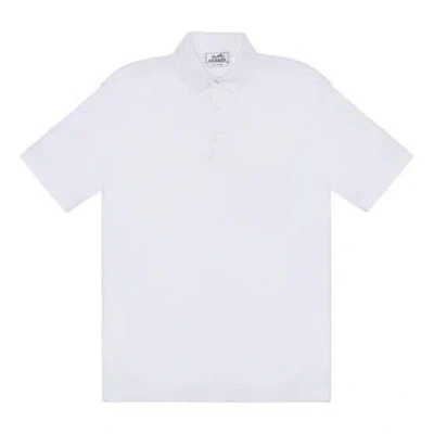 Pre-owned Hermes Ss21 Polo Shirt 'white'