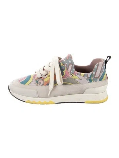 Pre-owned Hermes Stadium Sneakers In Neutral