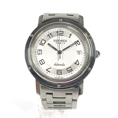 Pre-owned Hermes Stainless Steel Wristwatch () In Multi