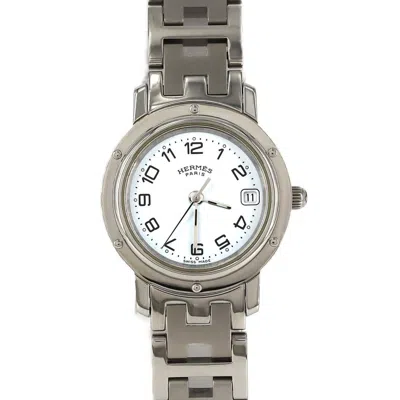 Pre-owned Hermes Stainless Steel Wristwatch () In Multi