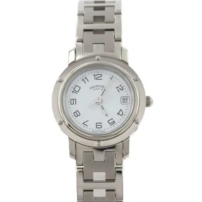Pre-owned Hermes Stainless Steel Wristwatch () In Multi