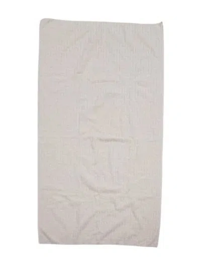 Pre-owned Hermes Stairs Bath Towel In Neutral