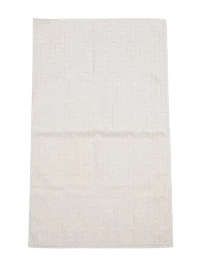 Pre-owned Hermes Stairs Hand Towel In Neutral