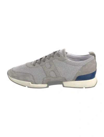 Pre-owned Hermes Starter Sneakers In Gray