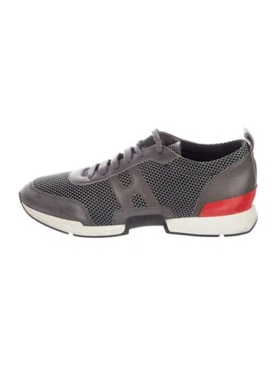 Pre-owned Hermes Starter Sneakers In Gray