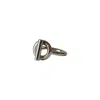 Hermes Sterling Echappee Ring Silver