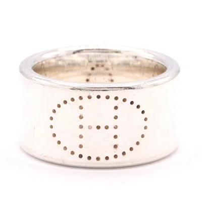 Pre-owned Hermes Sterling Silver 925 Band Ring ()