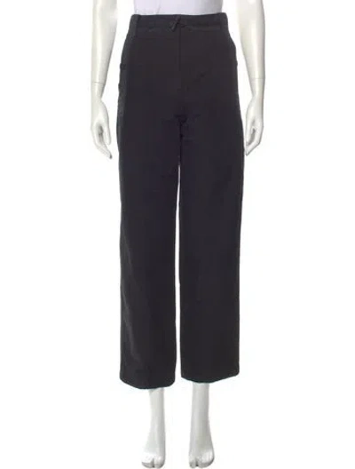 Pre-owned Hermes Straight Leg Pants In Black