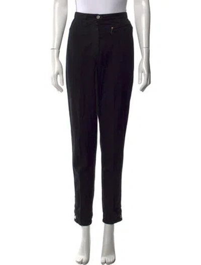 Pre-owned Hermes Straight Leg Pants In Black