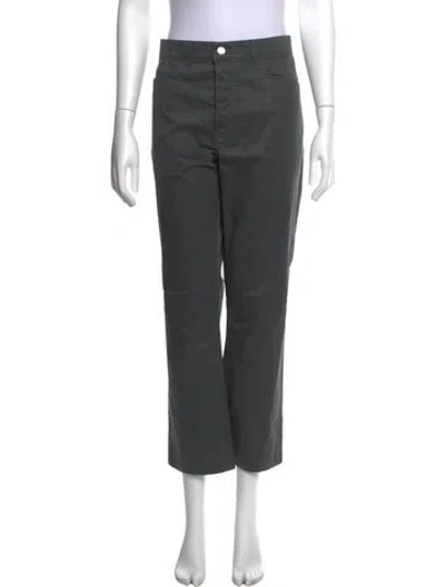 Pre-owned Hermes Straight Leg Pants In Black