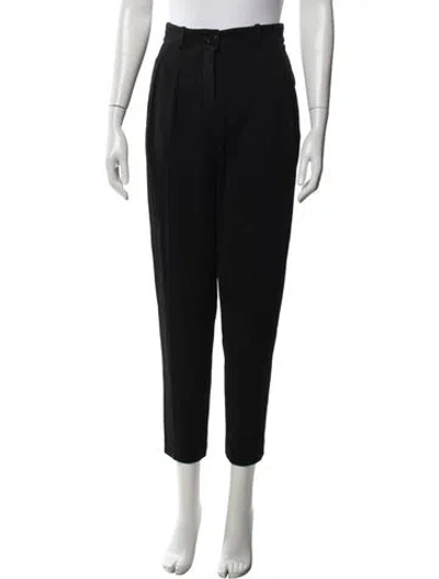 Pre-owned Hermes Straight Leg Pants In Black