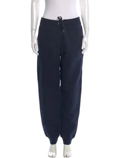 Pre-owned Hermes Straight Leg Pants In Blue