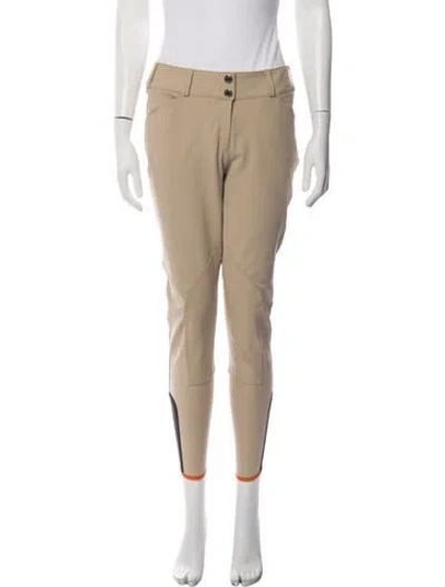 Pre-owned Hermes Straight Leg Pants In Brown