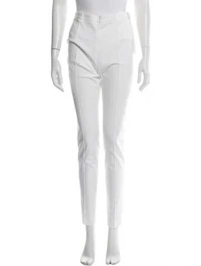 Pre-owned Hermes Straight Leg Pants In Neutrals