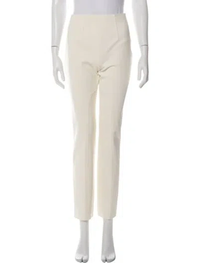 Pre-owned Hermes Straight Leg Pants In Neutrals