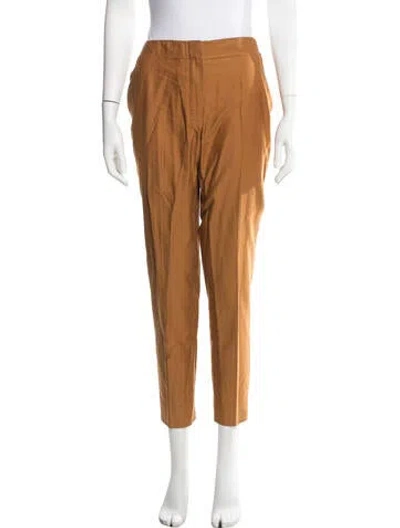 Pre-owned Hermes Straight Leg Pants In Neutrals