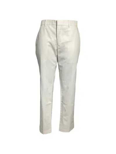 Pre-owned Hermes Straight-leg Trousers In Neutral